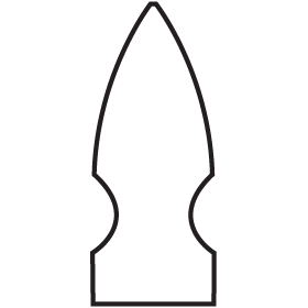 French Gothic | 1in x 4in x 36in H