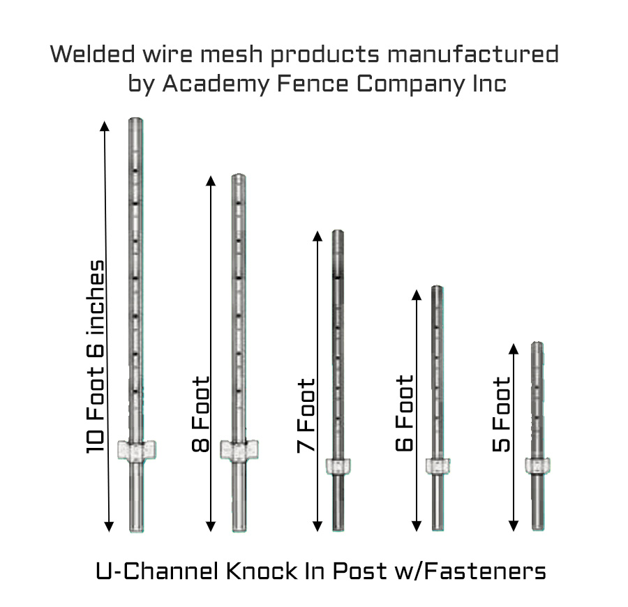 Heavy Duty Knock in Fence Post 10.6ft