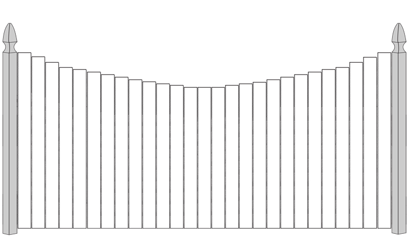 Concave Gothic Point No Spacing